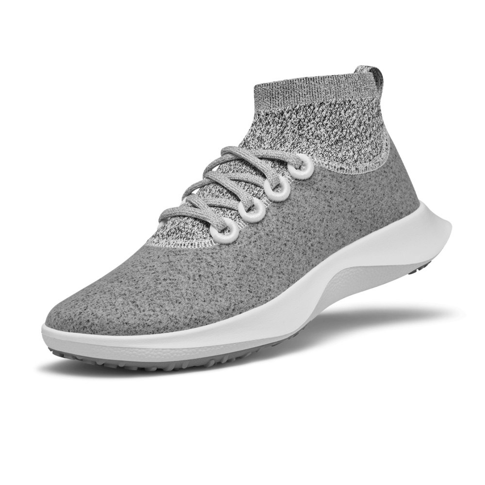 Allbirds Women's Wool Dasher Mizzles Mid - Running Shoes Grey - UYF253769